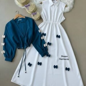 Readymade Unique Western Fashion Ladis Rumper Gown garments Georgette style dress for women