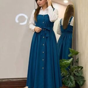 Attractive design romper gown.