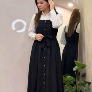 Attractive design romper gown.