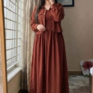 Readymade Unique Western Fashion Ladis smoky shirt Gown garments Georgette style dress for women