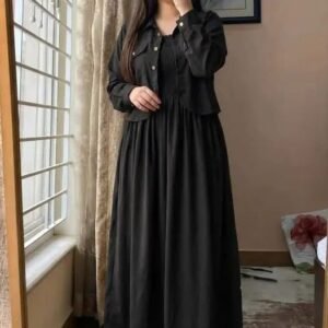 Readymade Unique Western Fashion Ladis smoky shirt Gown garments Georgette style dress for women