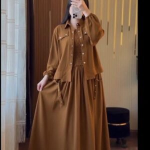 Smoking shirt gown
